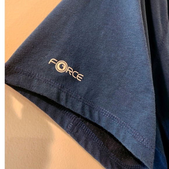 Carhartt Force Shirt Mens XL Blue Relaxed‎ Fit Pocket Tee Workwear Performance - Picture 4 of 8